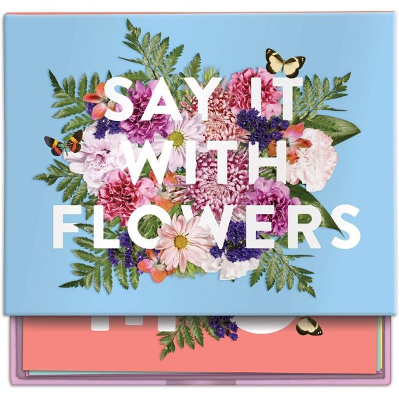 Say It With Flowers Assortment Greeting Cards Blank 16ct Notecards - Picture 12 of 12